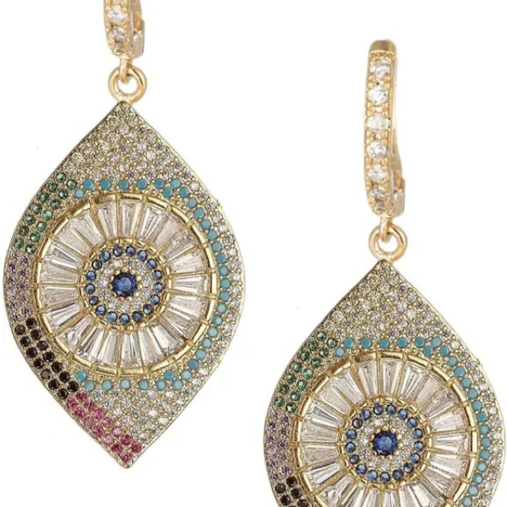 Multicolor Teardrop Earrings